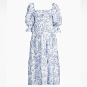 Nothing Fits But Kiko Toile Smocked Dress